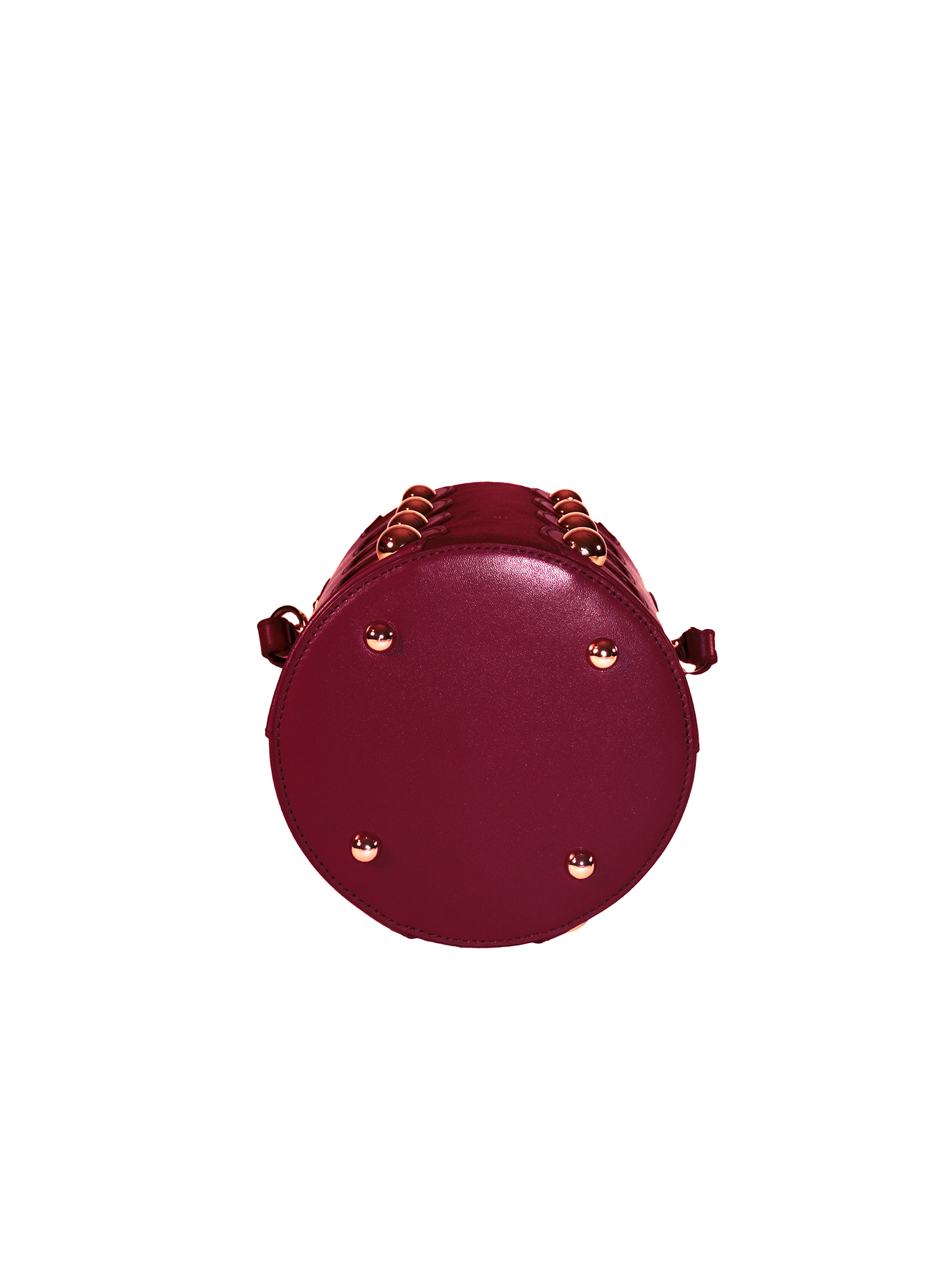 Ari Bucket Bag Maroon - Elizabeth Laine
