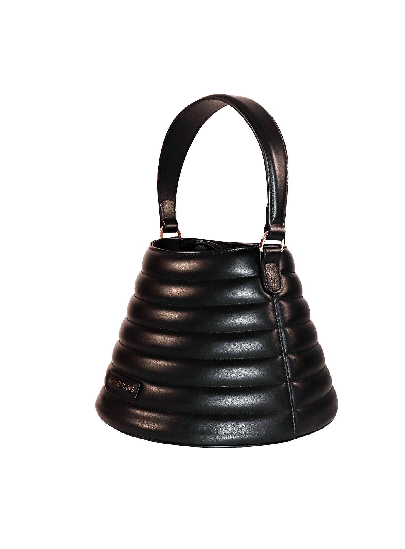 Beehive Bucket Bag Black - Elizabeth Laine
