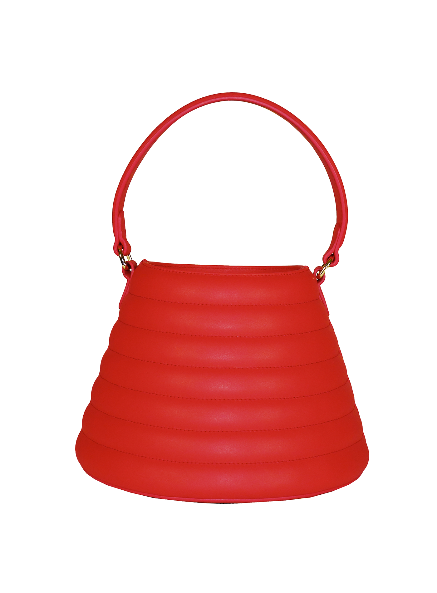Beehive Bucket Bag Red - Elizabeth Laine