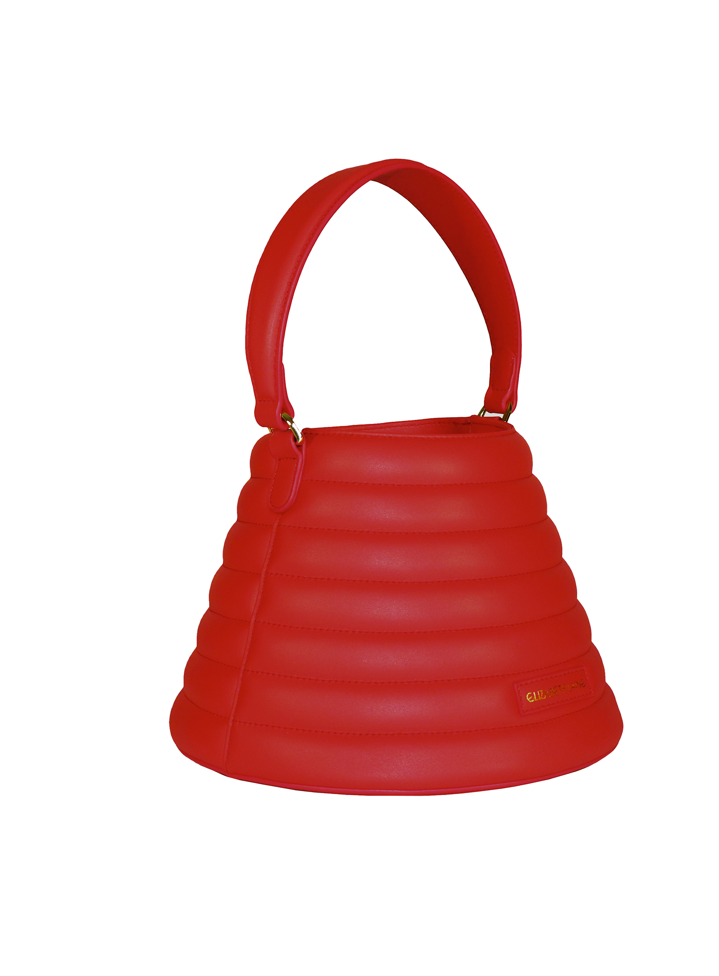 Beehive Bucket Bag Red - Elizabeth Laine