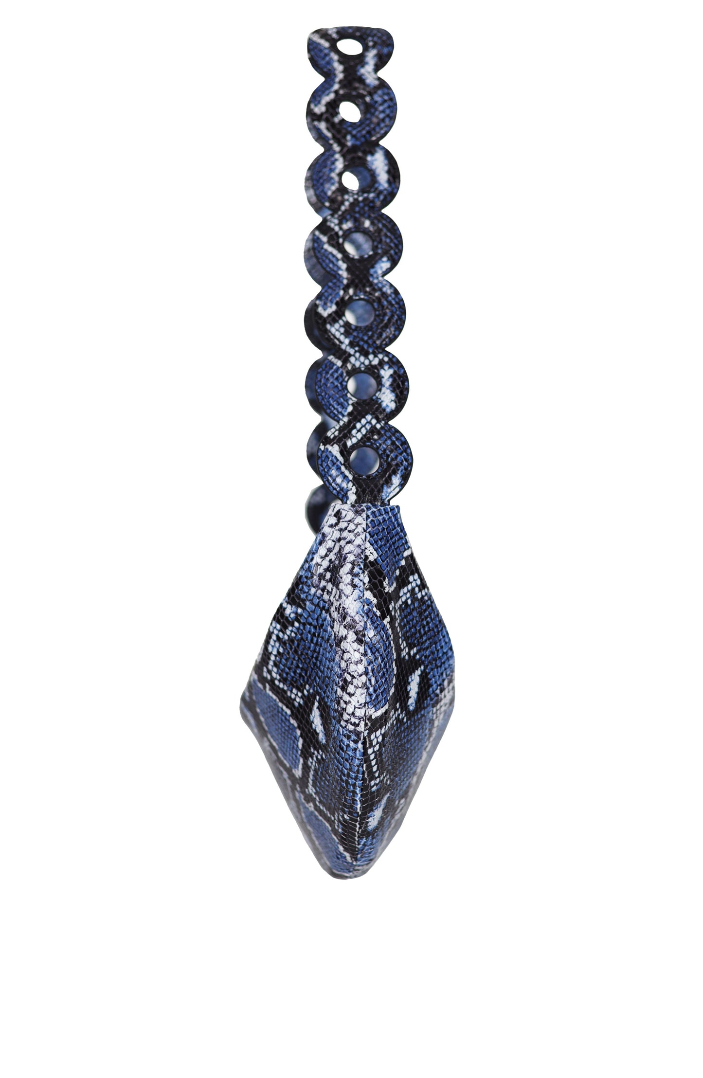 Empress Shoulder Bag Blue Snake