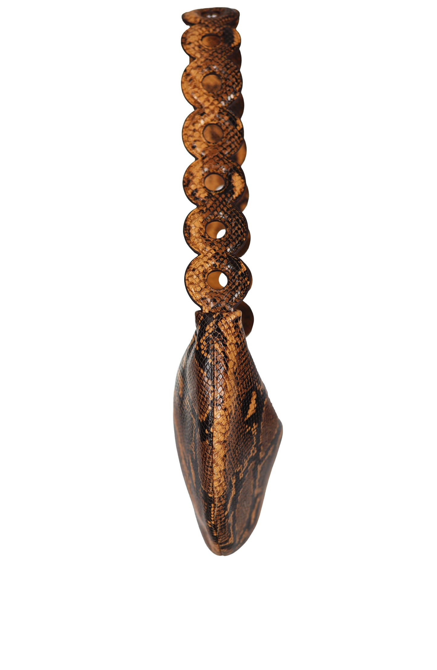Empress Shoulder Bag Brown Snake
