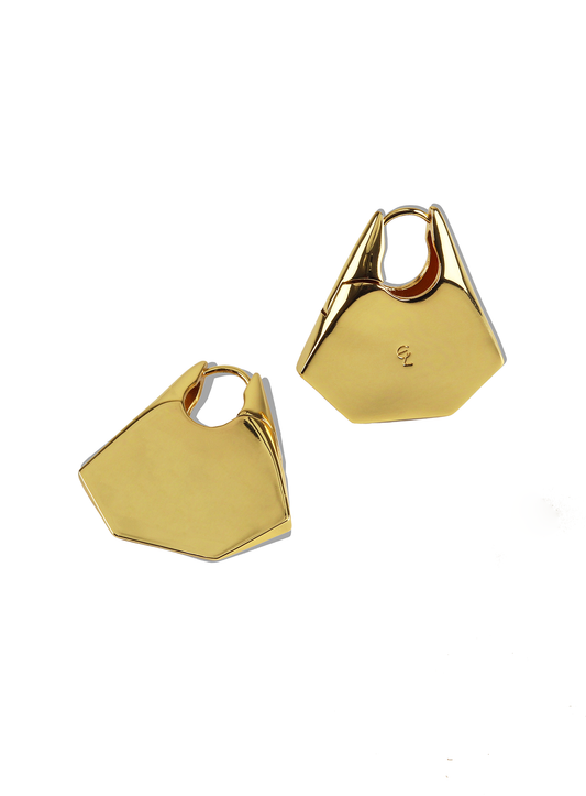 Hybrid Hoops in Gold - Elizabeth Laine