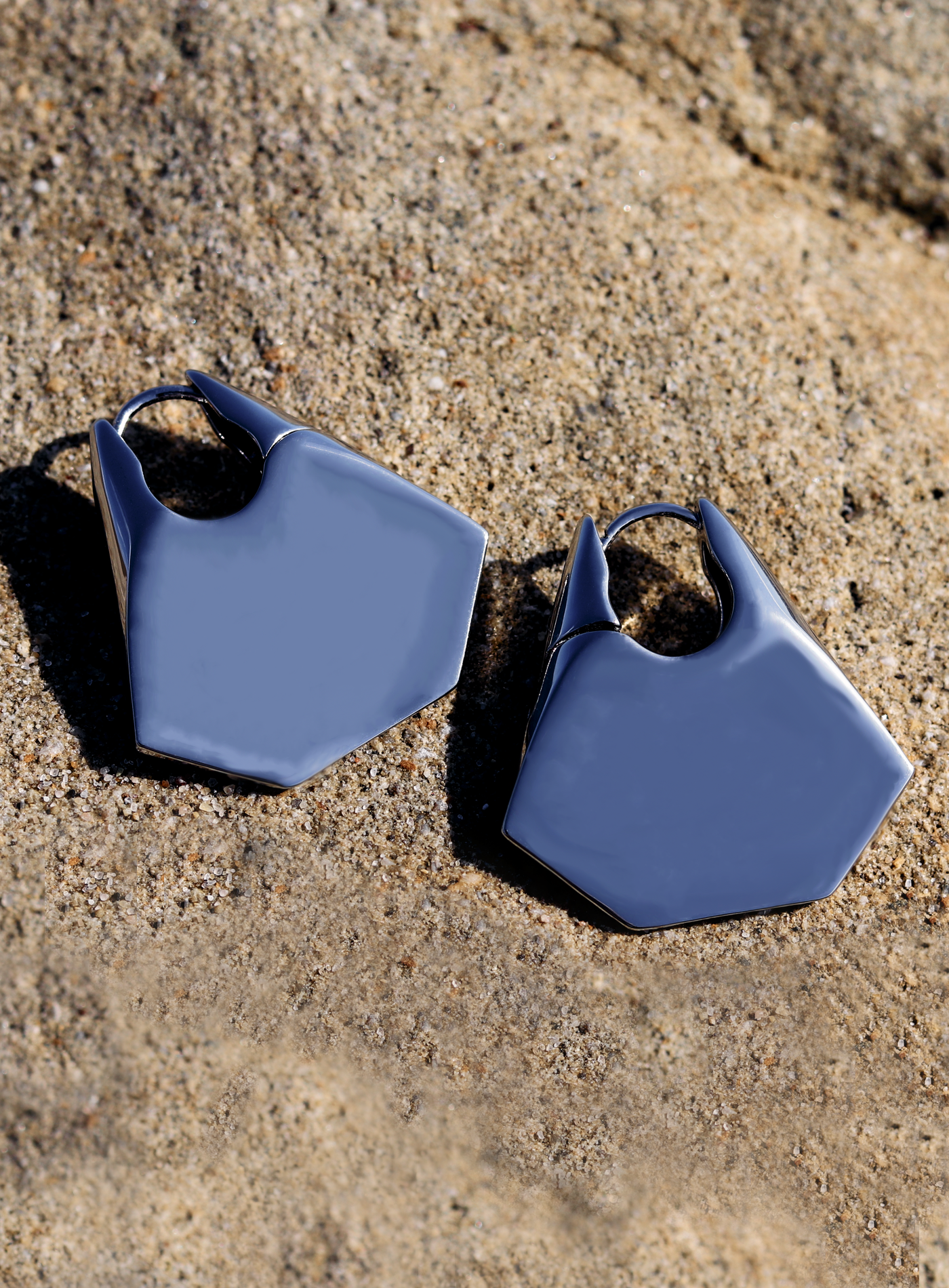 Hybrid Hoops in Silver