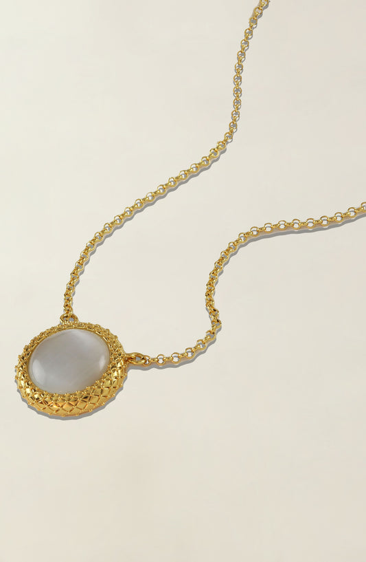 Royalty Pendant Necklace Opal