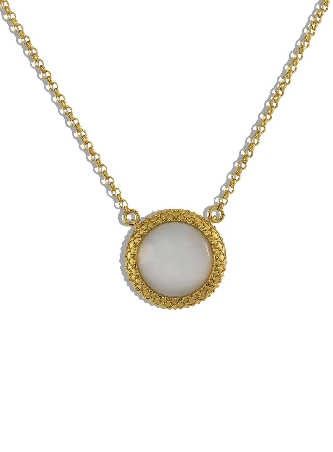 Royalty Pendant Necklace Opal