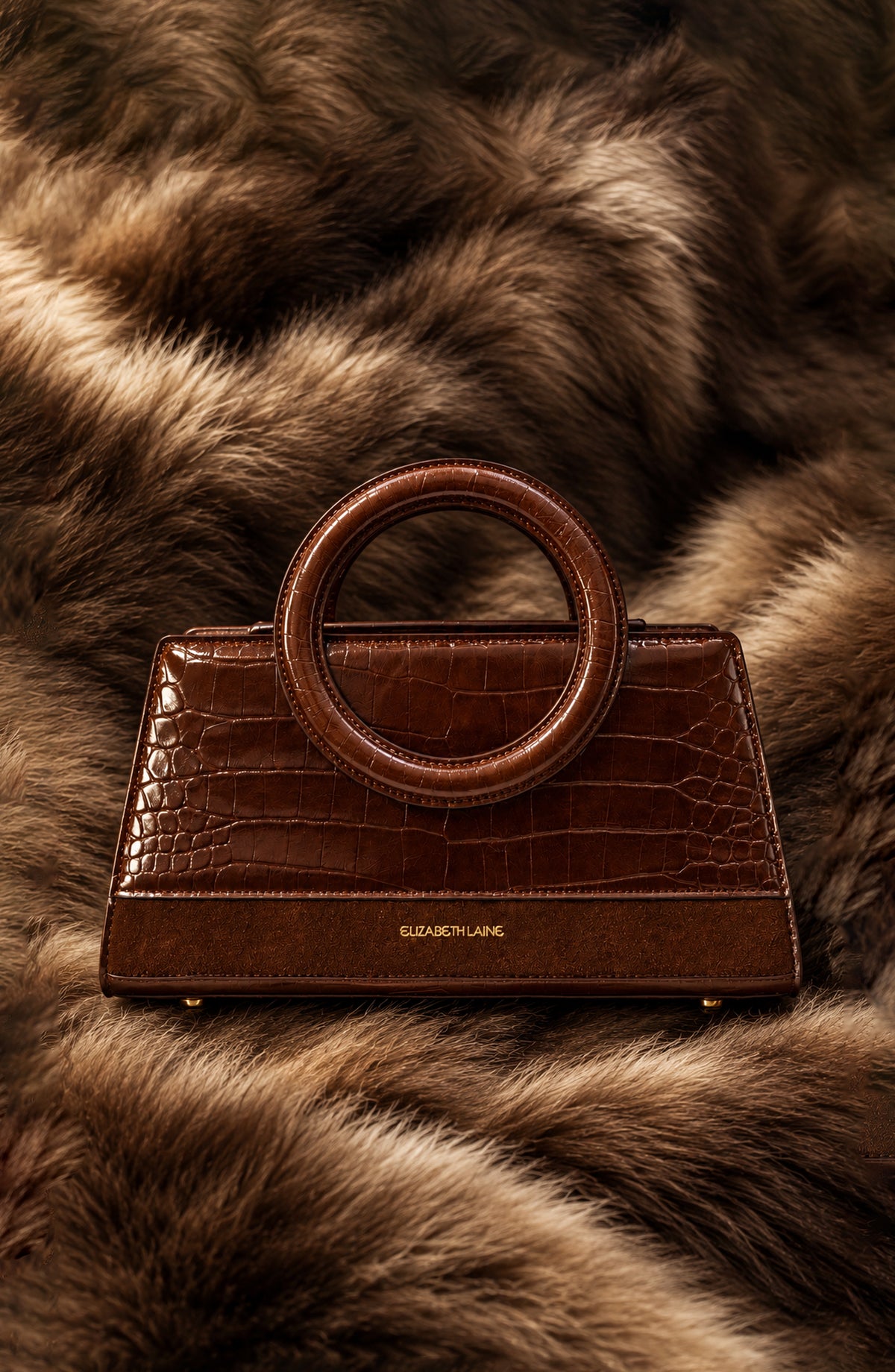 Beverly Clutch Chocolate
