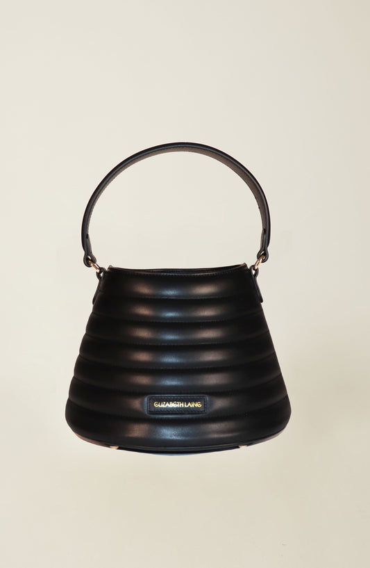 Beehive Bucket Bag Black