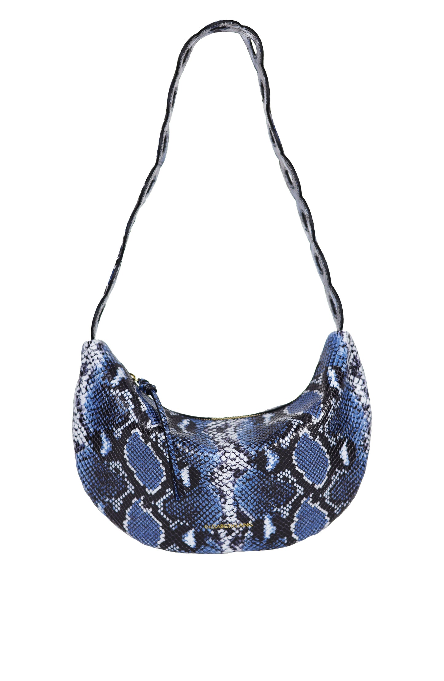 Empress Shoulder Bag Blue Snake