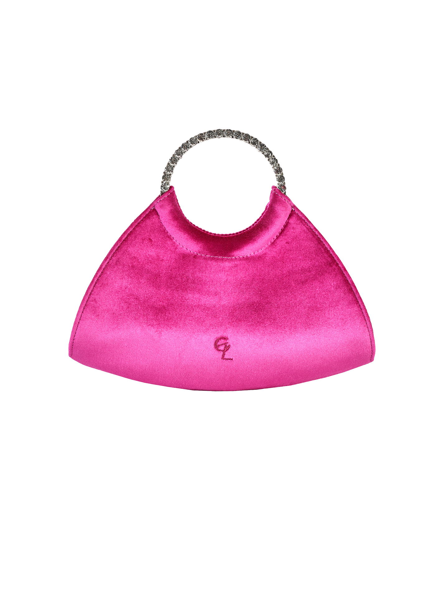 Journey Velvet Sac Hot Pink - Elizabeth Laine 