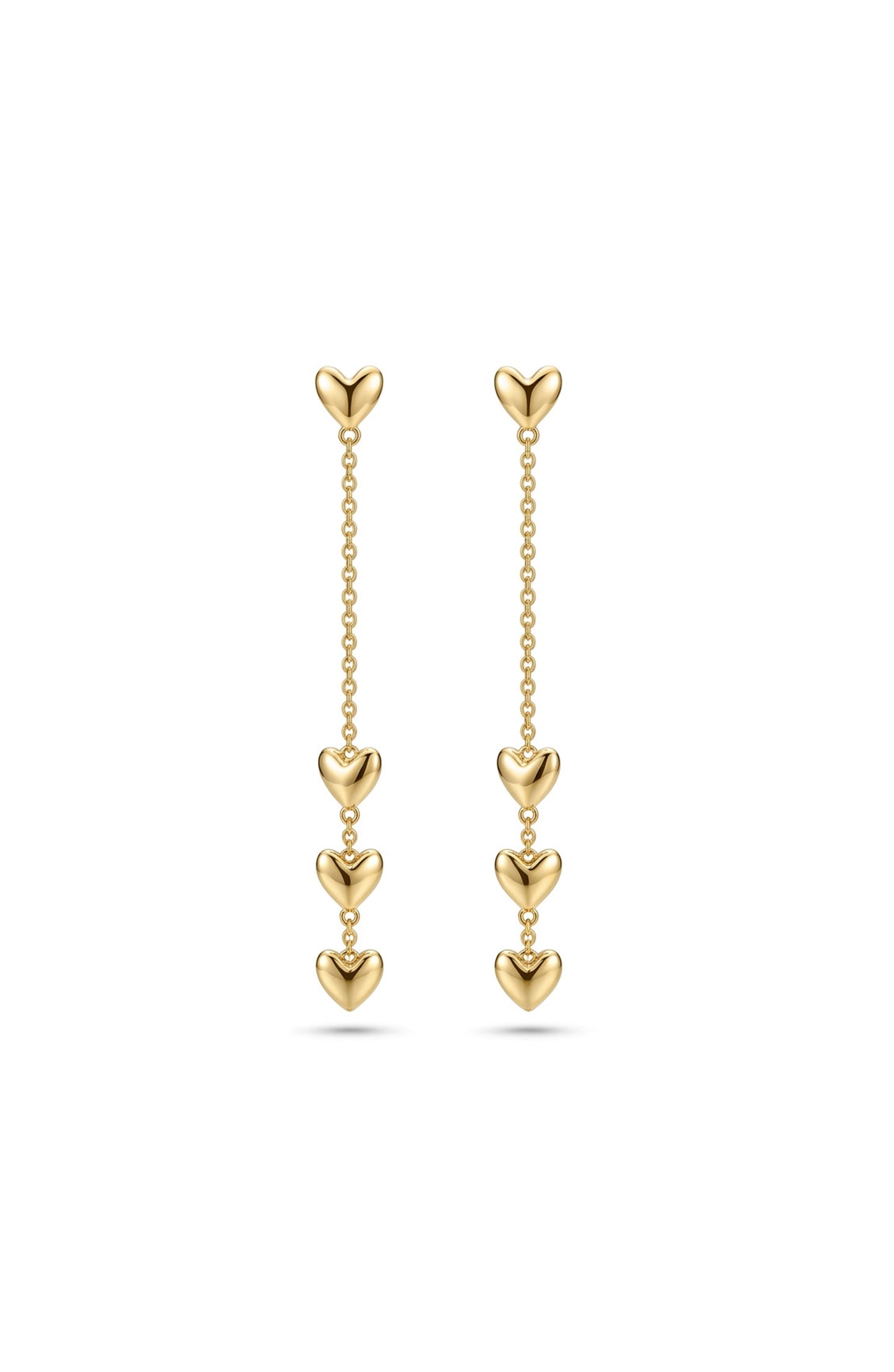 Love Drop Earrings Gold