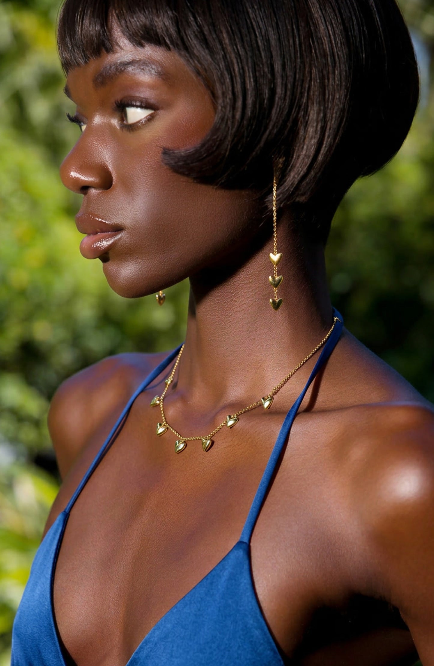Love Drop Earrings Gold