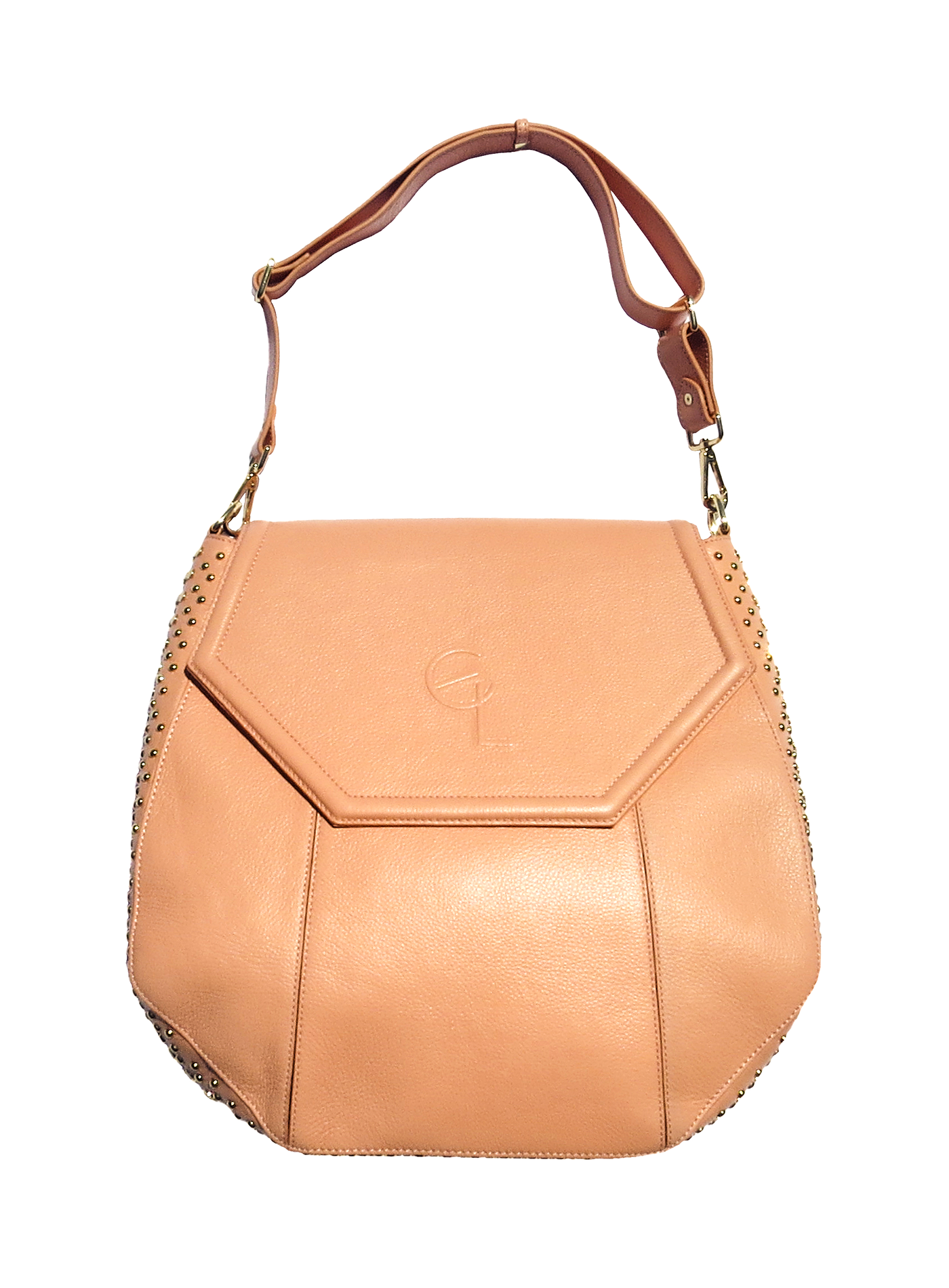 Marie Shoulder Bag Salmon Sample Sale - Elizabeth Laine 