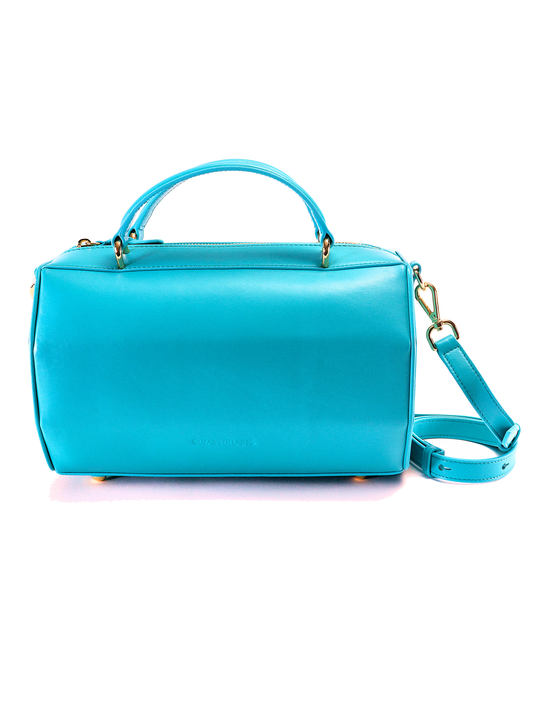 Royal Mini Duffle Turquoise - Elizabeth Laine