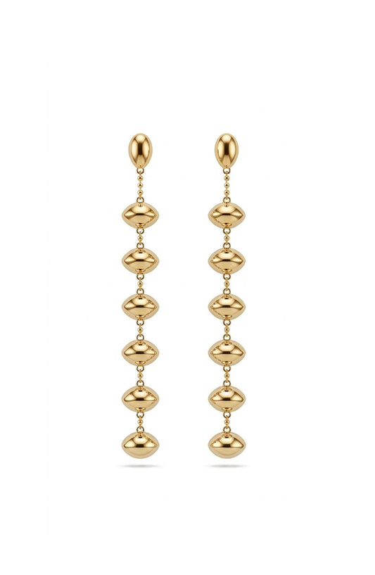 Venus Drop Earrings Gold