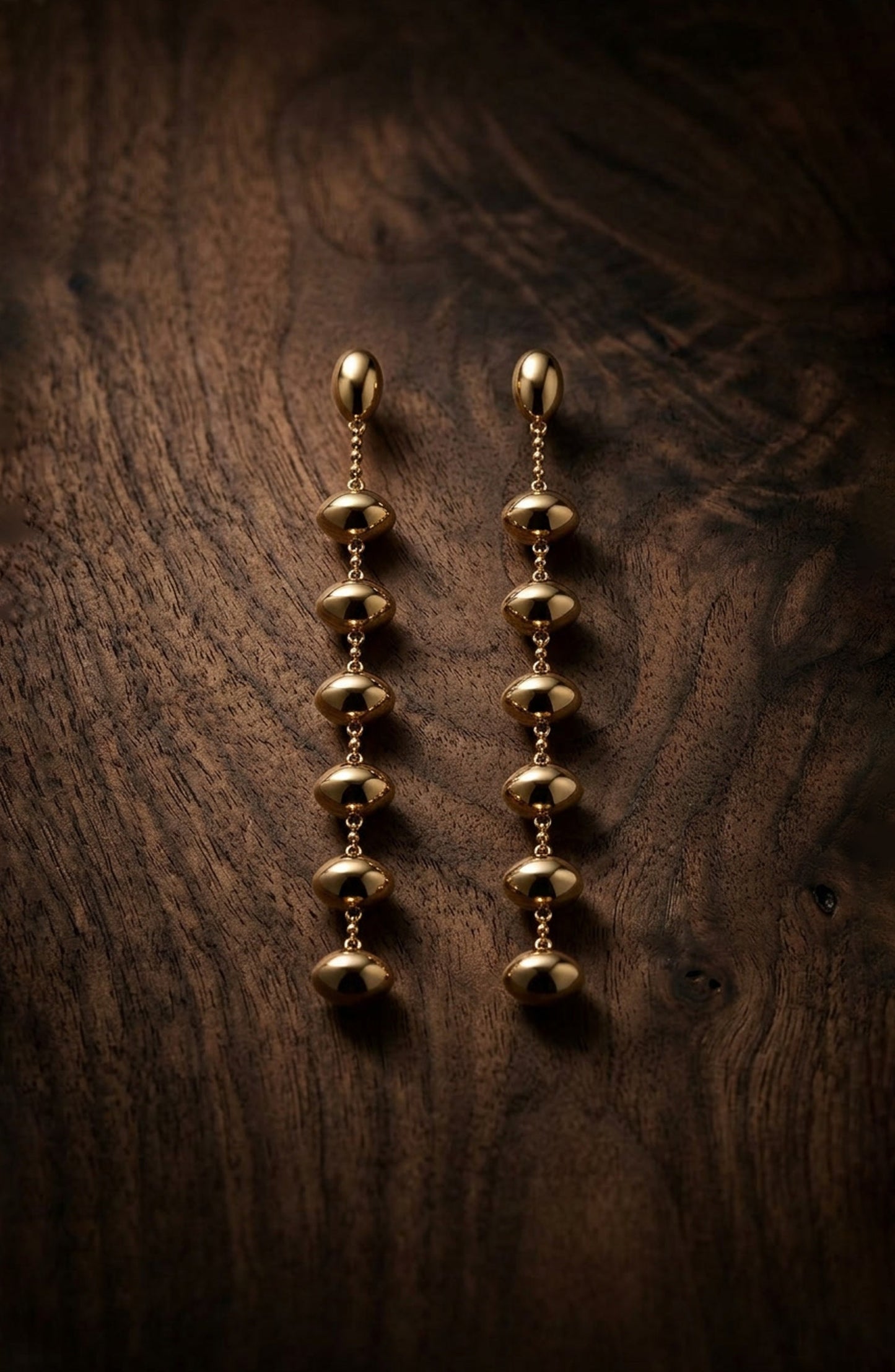 Venus Drop Earrings Gold