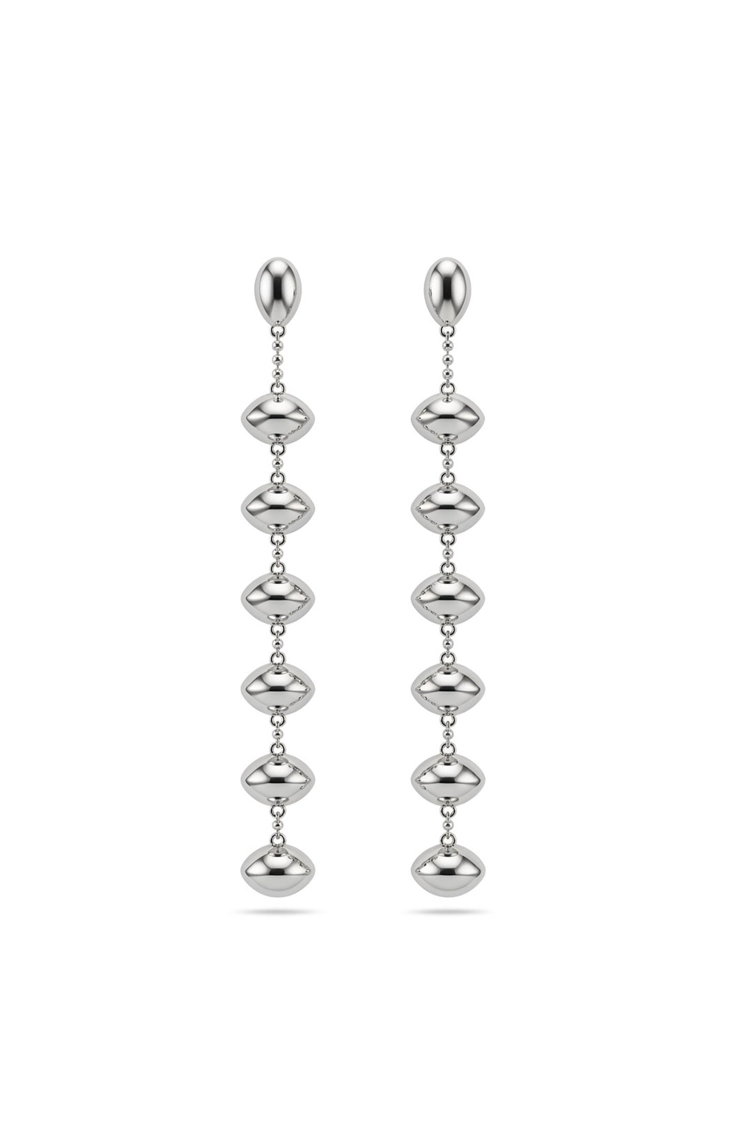 Venus Drop Earrings Silver